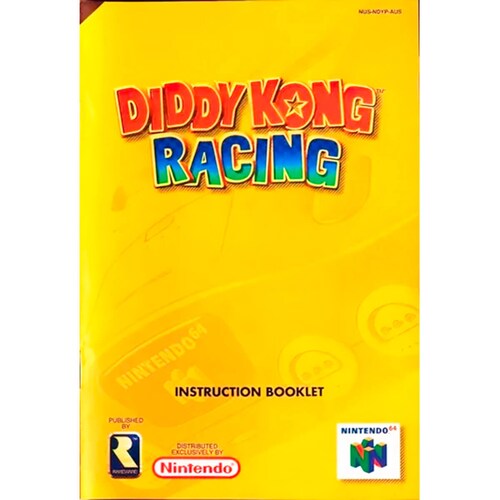 Diddy Kong Racing Físico En Caja Con Manual Nintendo 64