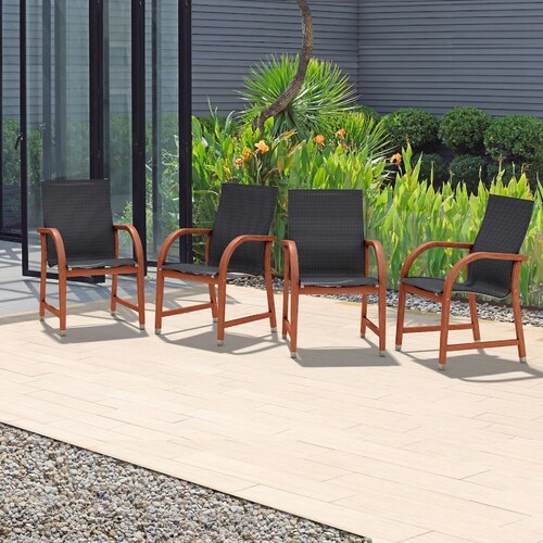 SET 4 SILLAS MANHATTAN CARVER 