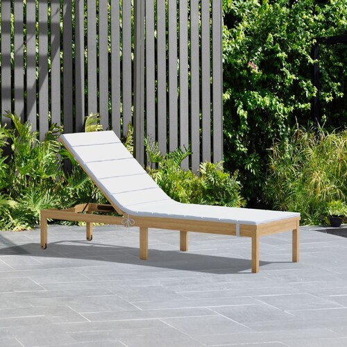 Camastro Kingsbury Louisiana de madera para exterior y alberca 