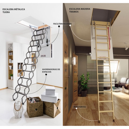 FAKRO Escalera de Ático Fabricada en Madera, Estilo LWK Komfort