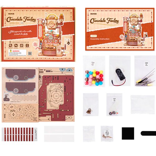 Rompecabezas Casa Miniatura Armable Fabrica De Chocolates Robotime.