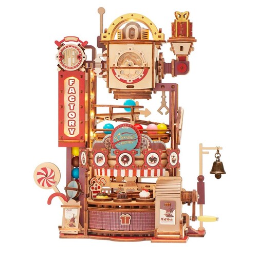 Rompecabezas Casa Miniatura Armable Fabrica De Chocolates Robotime.