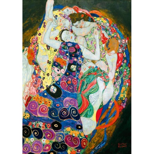 Rompecabezas The Maiden 1913 Gustave Klimt Bluebird 1000 pz