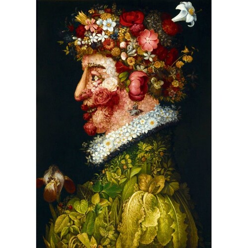 Rompecabezas La Primavera 1563 Arcimboldo Bluebird 1000 pz