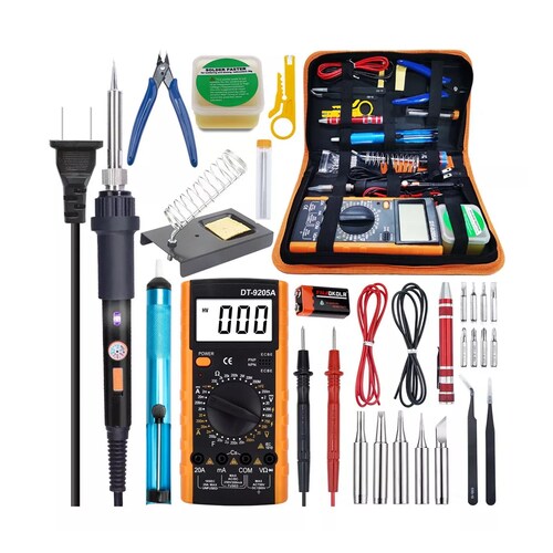 Kit De Soldadura Con Puntas Y Soporte