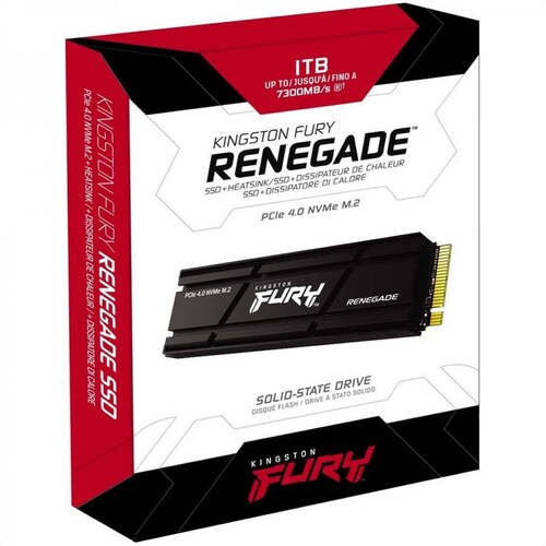 M.2 2280 SSD 1TB Kingston Fury Renegade NVMe PCIe 4.0 SFYRSK/1000G.