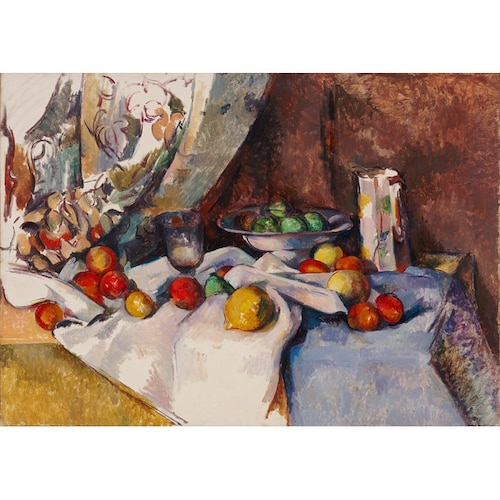 Rompecabezas Still Life with Apples Cézanne Bluebird 1000 pz