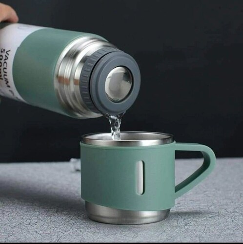 termo cafe para llevar botella agua inteligente de 500ml, taza