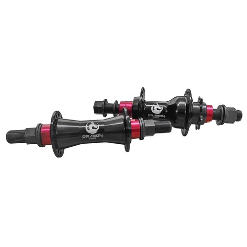 Par Bujes Mazas Bmx Delantera Y Trasera para Bicicleta 36h 14g Baleros Sellados