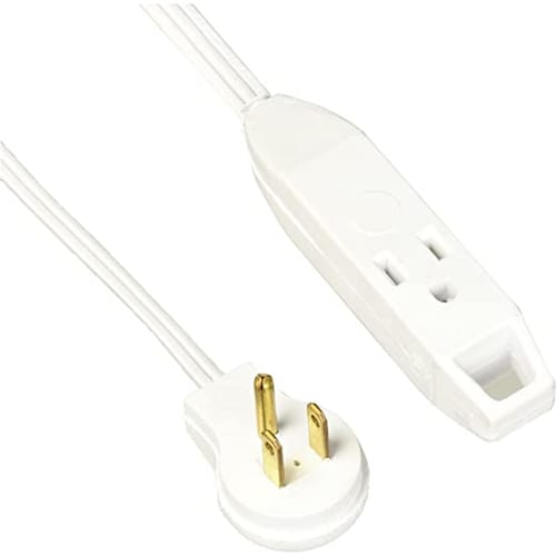 Extensión Eléctrica Plana Aterrizada Blanca 5m Surtek
