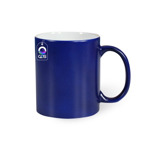 Taza mágica mate de 11 oz. para sublimación. (Azul, Rojo, Negro). 12 pza.