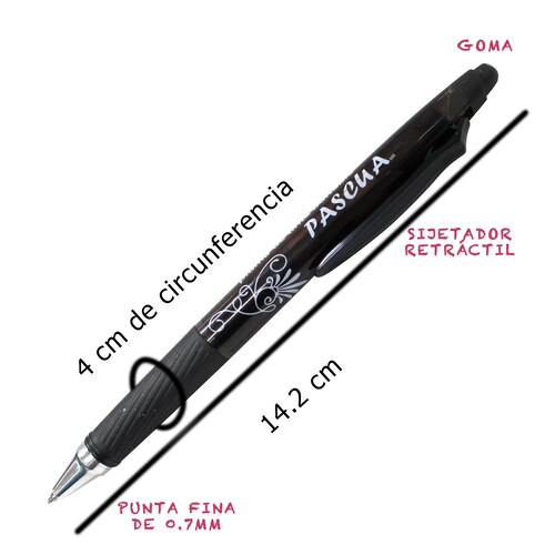 10 Plumas de tinta borrables boligrafo retráctiles, color azul negro rojo, Bolígrafos borrables Frixion Punta 0.7mm