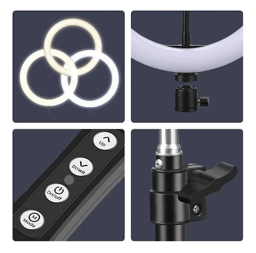 Aro De Luz Axnen Maquillaje Led Con Remoto Tripie Foto Video.