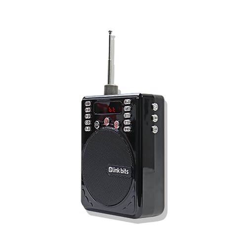 Bocina Portátil Bluetooth Color Negro con Micrófono de Diadema Link Bits SPE-593N