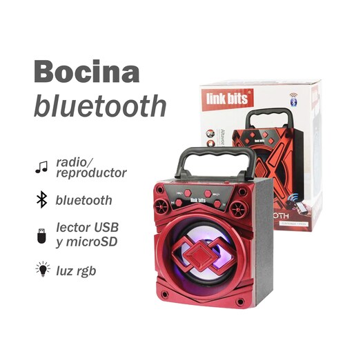 Bocina Bluetooth Portátil Link Bits VA320B