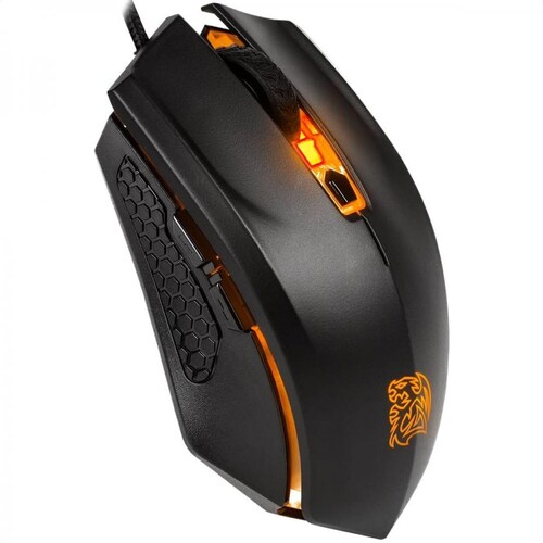 Kit Mouse y MousePad Thermaltake TALON X Alambrico Optico USB Gamer MO-CPC-WDOOBK-01