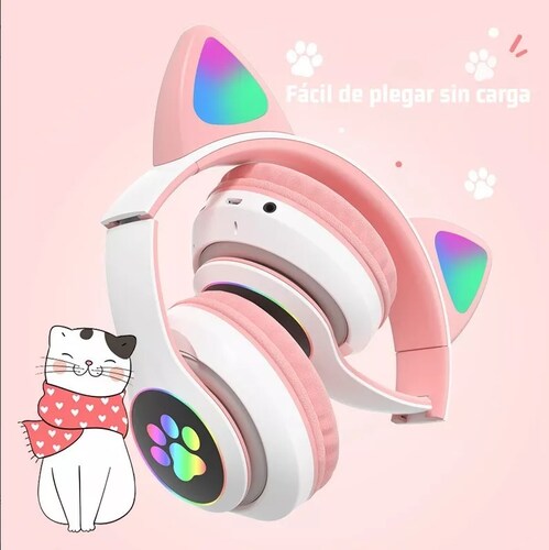 Audífonos inalámbricos CAT STN-28 rosa