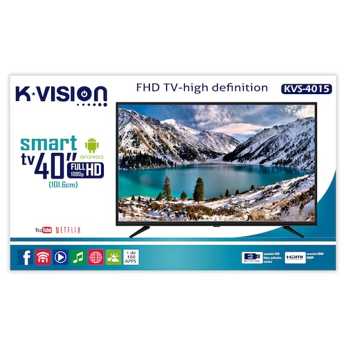 Television  40 Pulgadas Smart TV  Full HD Android TV K-VISION .