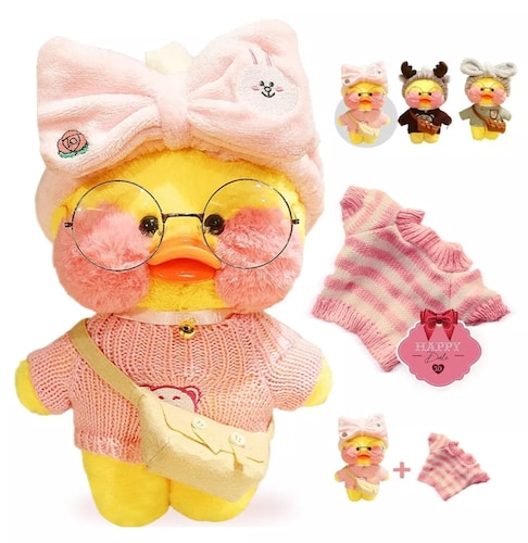 Patito De Peluche Juguete Con Complementos De Vestir