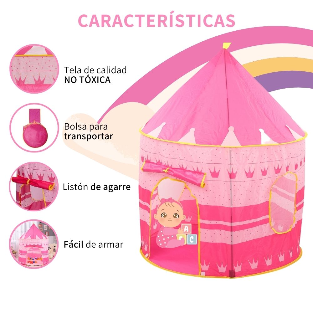 Casa de discount campaña castillo princesas