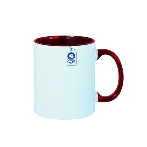 Taza con interior y asa de color 11 oz. (12 pza.)