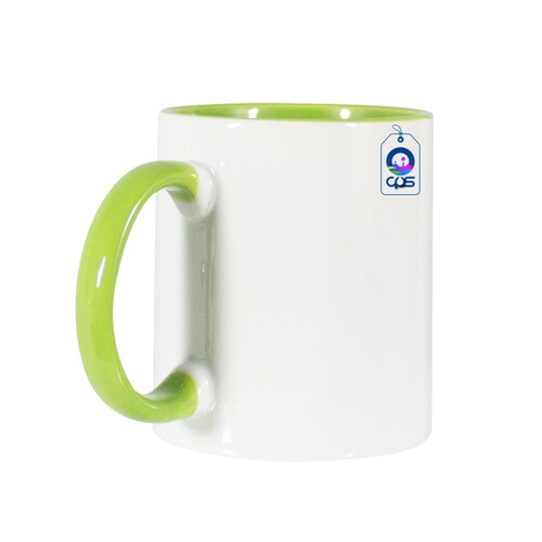 Taza con interior y asa de color 11 oz. (12 pza.)