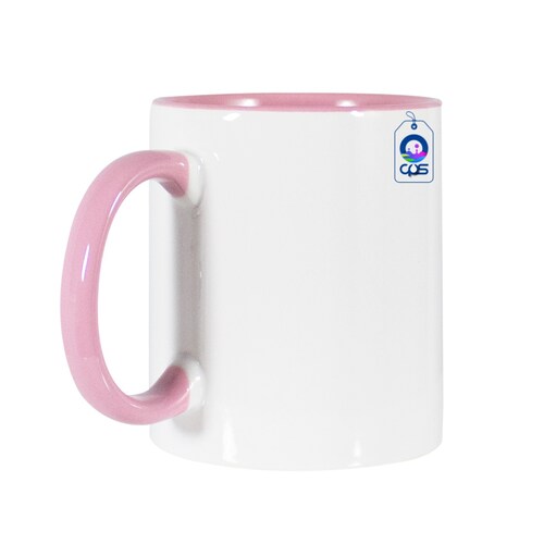 Taza con interior y asa de color 11 oz. (12 pza.)
