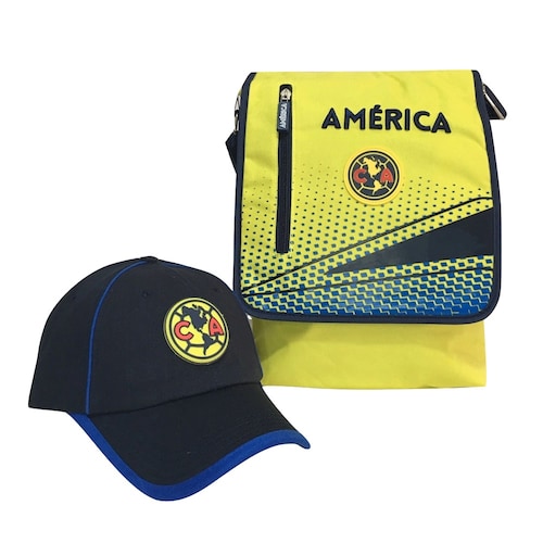Kit Deportivo Club América Águilas Gorra y Bandolera 