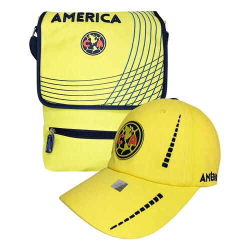 Kit Deportivo Club América Águilas Gorra y Bandolera 