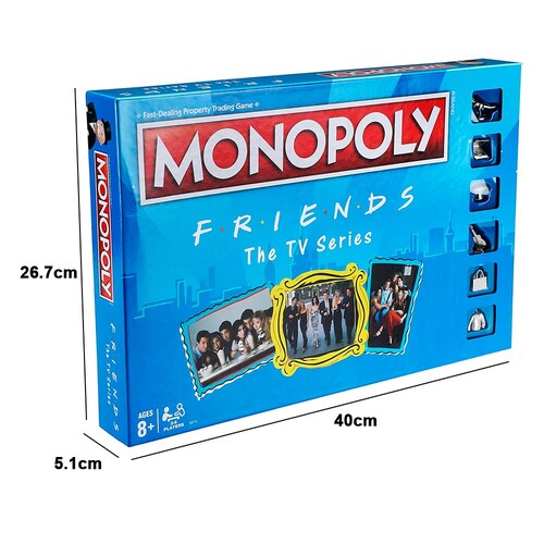 Juego de Mesa Hasbro Monopoly Friends The Tv Series E8714 