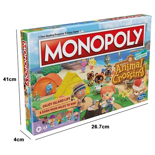 Juego de Mesa Hasbro Monopoly Animal Crossing New Horizons F1661