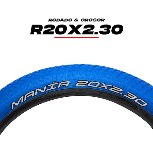 Par Llantas Bmx Bicicleta Freestyle Rodado 20 X 2.30 Azules