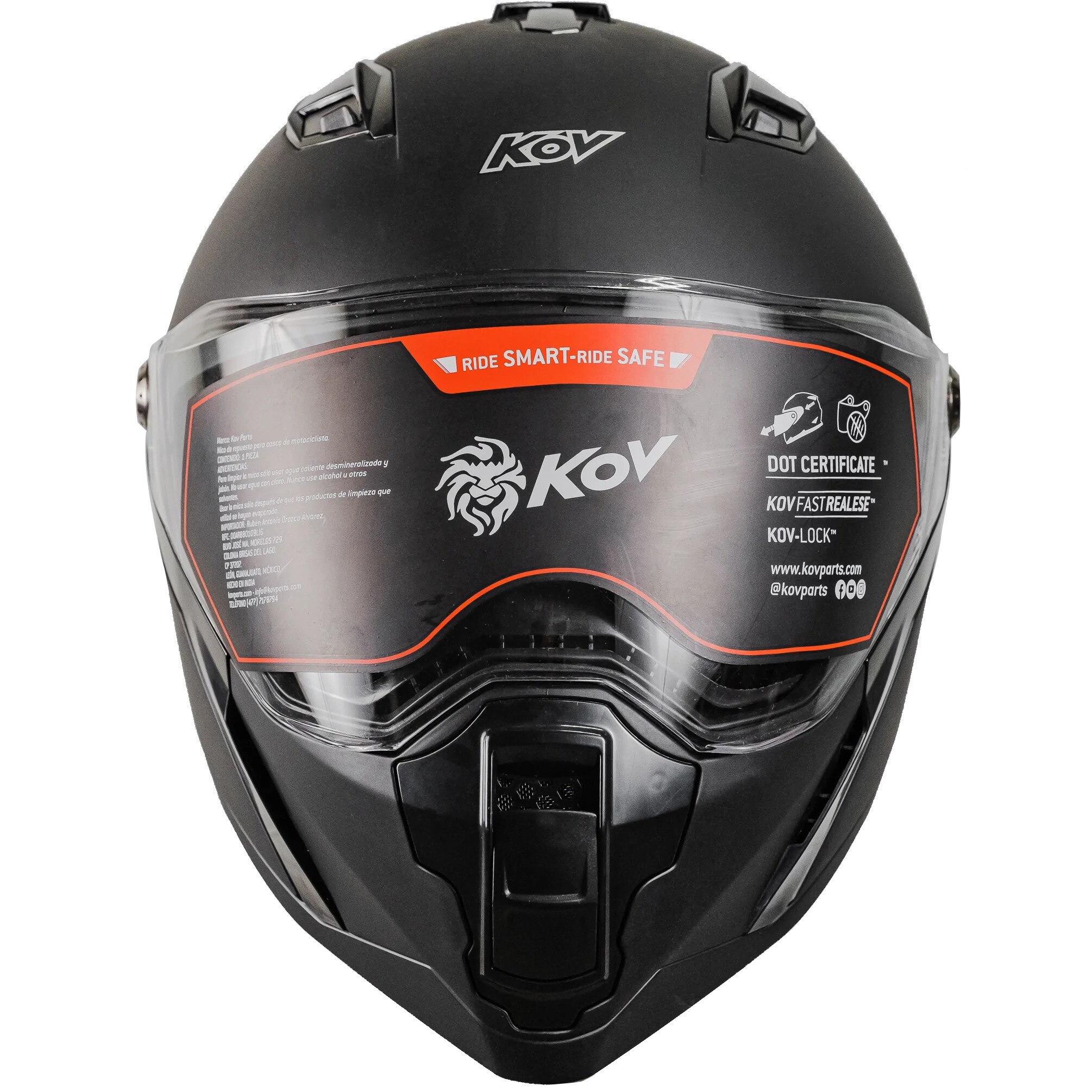 Casco kov negro cheap mate