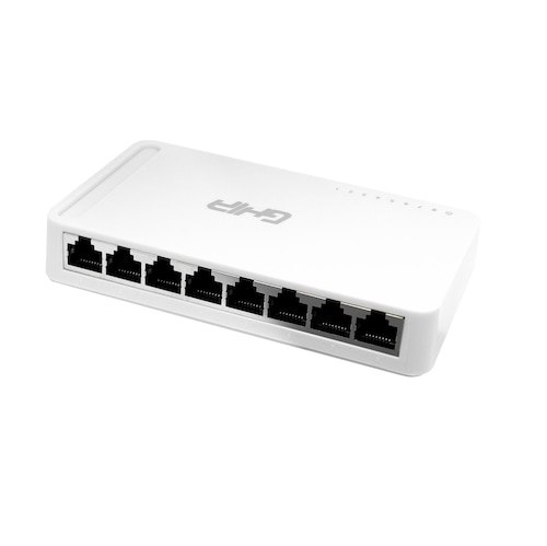 Switch ghia 8 puertos rj45 mbps no administrable auto mdi/mdix half full duplex gigabit redes pc