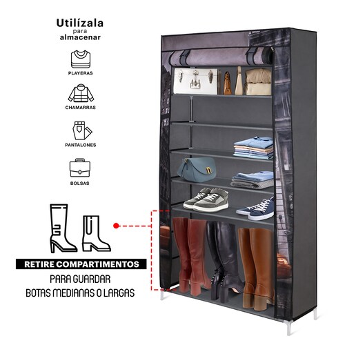 AGBOX Closet Organizador de Zapatos Portatil 9 Niveles Estampado ARM-06CI.