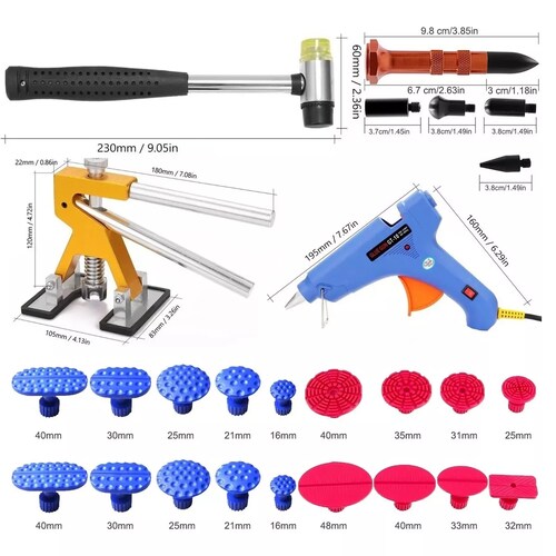 Kit Saca Golpes De Autos Carros Ventosa P/abolladuras 40pcs