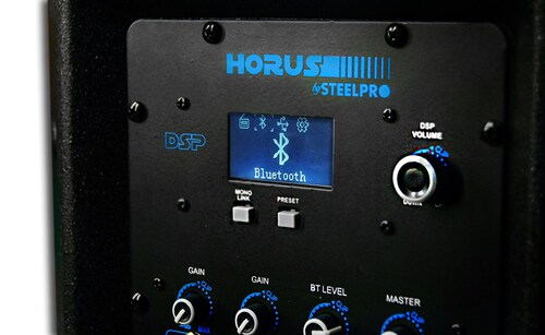 BAFLE STEEL PRO HORUS ACTIVO 15 PULGADAS CLADE D.