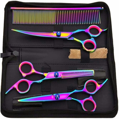 Tijeras Profesional Estilista Barbero Peluquero Peine7 Inch