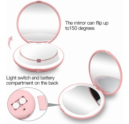 Luces led portatiles espejo - Foco portátil para maquillaje sin