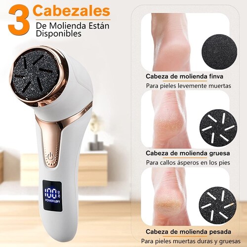 Removedor De Callos Eléctrico Para Pies Con Vacío 25 Piezas