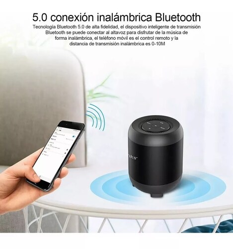 Bocina Portátil Bluetooth 5.0, Altavoz Inalámbrico Portátil con Sonido –  VERTESELER
