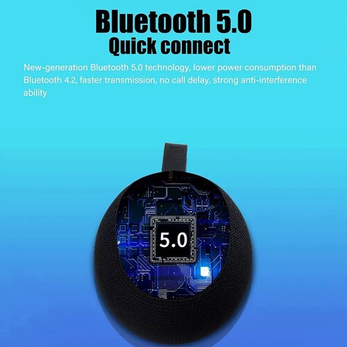 Bocinas Bluetooth Portátil 5.0 Subwoofer Inalámbrico