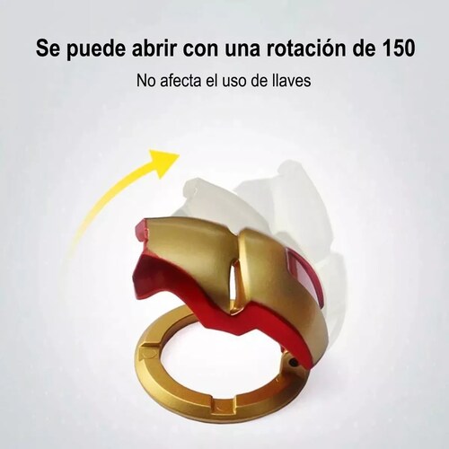 Duo Funda Protectora Para Botón De Arranque Iron Man Acero 