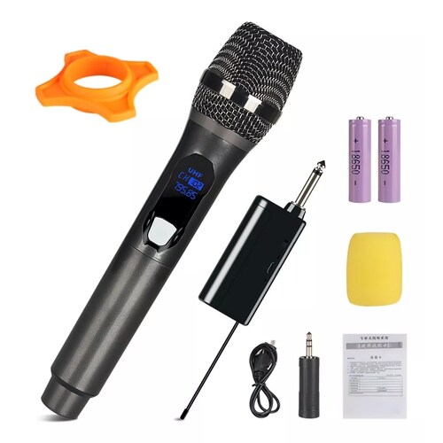  Microfono Inalambrico Recargable General Karaoke Profesional 