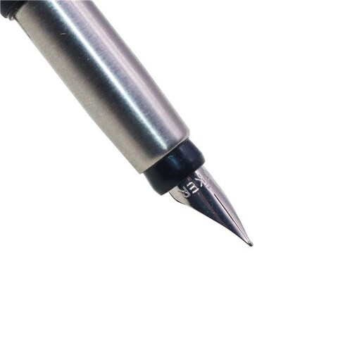 Pluma Tipo Fuente para Firmar MXSBW-005 1pza 0,5mm 4mm Azul 1 Tintas Azul Marino Acero Inoxidable Para Cartucho LargeCartri, SwiftBlue