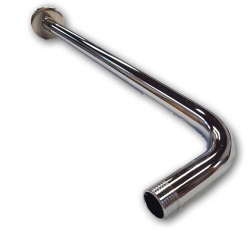 Brazo Para Regadera De 50 Cm De Acero Inoxidable Y Chapeton