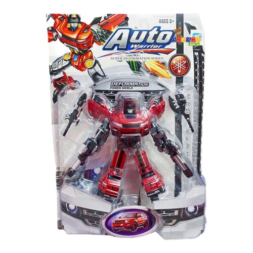 Transformer Robot Carro Juguete Blister Grande 2en1