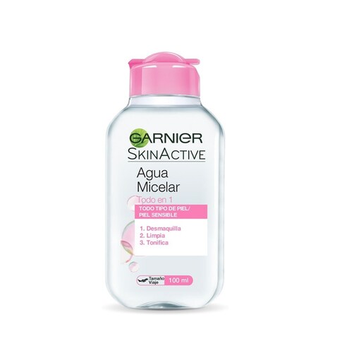 Agua Micelar Garnier Desmaquillante + Hidrante 100ml
