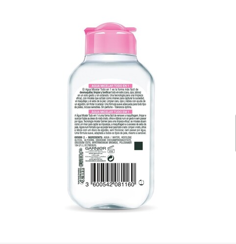 Agua Micelar Garnier Desmaquillante + Hidrante 100ml