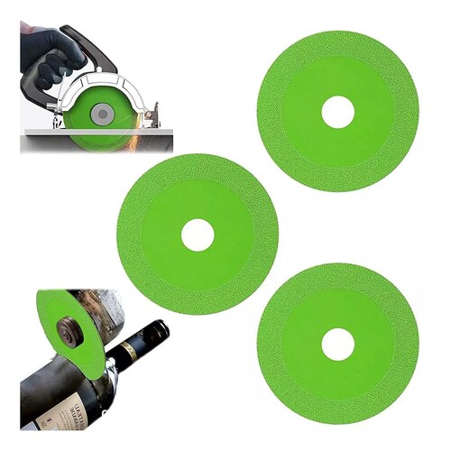 Set Disco De Corte Diamantado Para Vidrio/cerámicos/piedra 3 Pzs